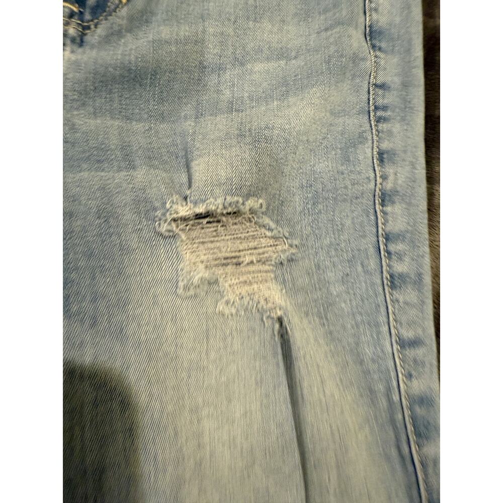 Hollister Jeans Womens 1R W25 L30 Light Wash High Rise Super Skinny Distressed - Picture 6 of 14